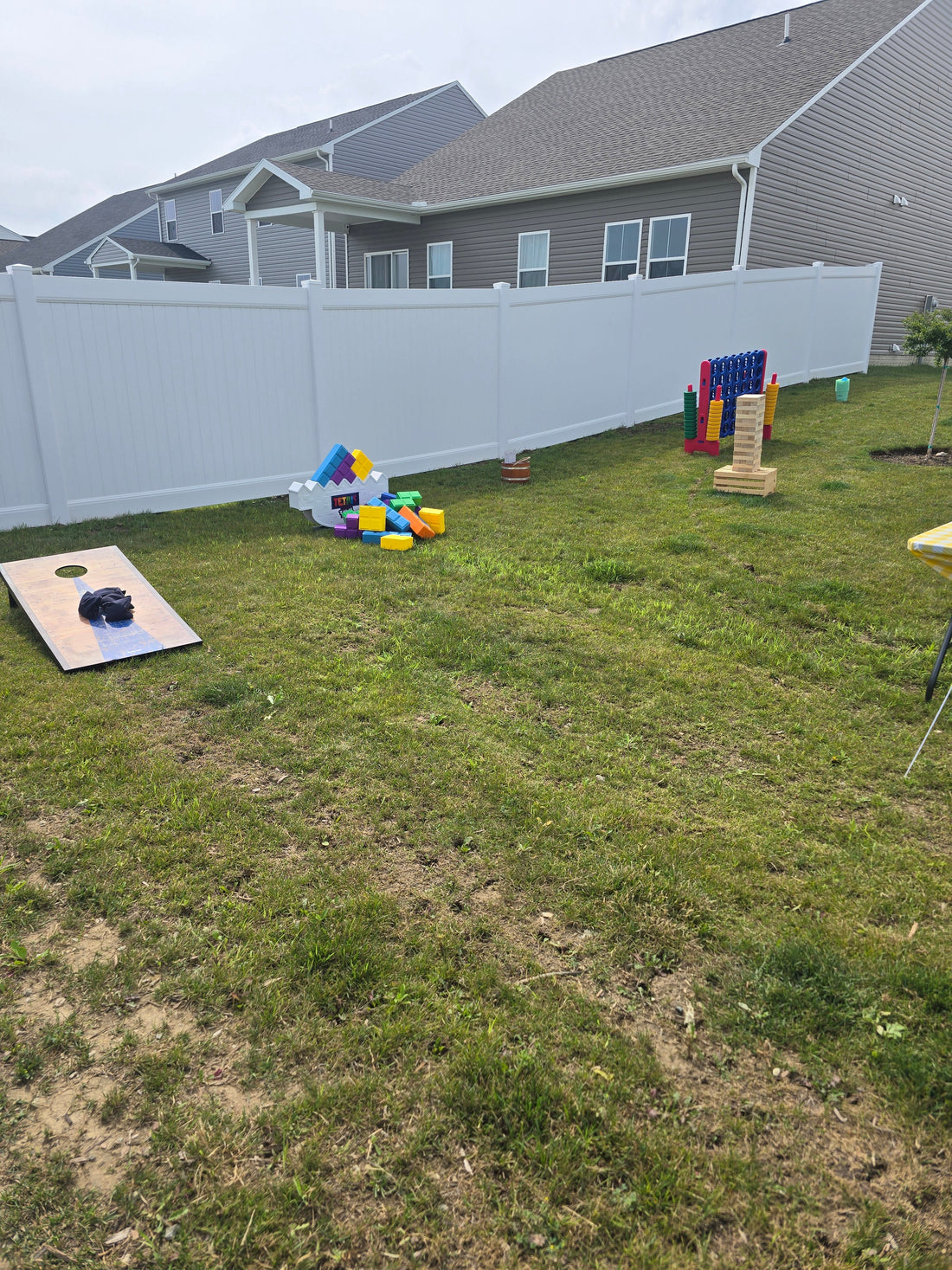 Backyard party in Bowling Green, Ohio