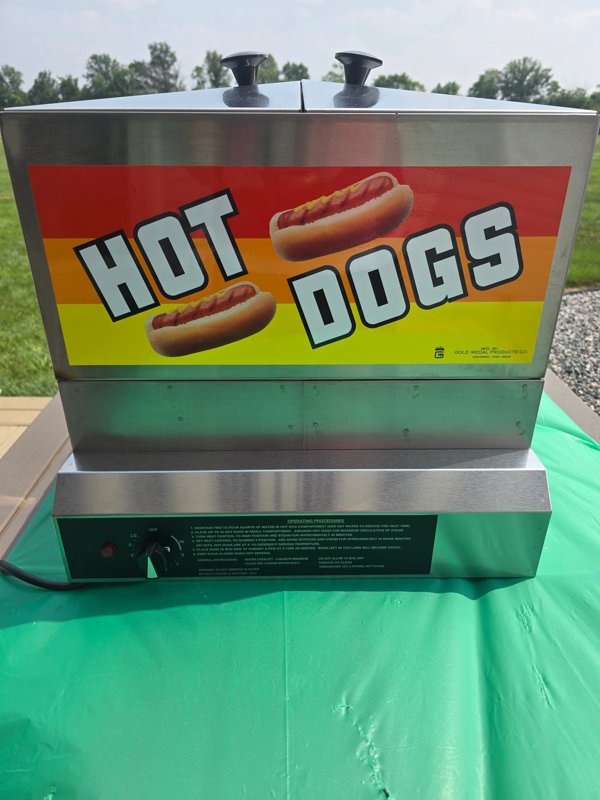 Hot dog steamer rental in Toledo Ohio