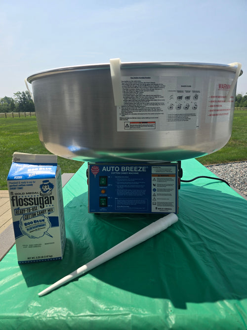 Commercial cotton candy machine rental with sugar floss supplies